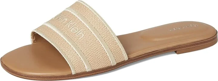 Calvin Klein Kendell Women's Shoes Light Natural/White : 7.5 M, Synthetic - Image 5