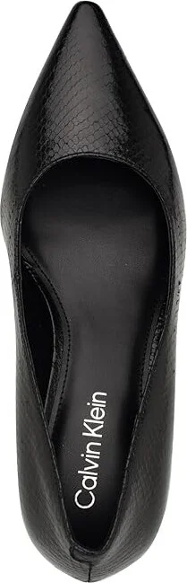 Calvin Klein Kierra High Women's Heels Black : 8 M, Leather - Image 2