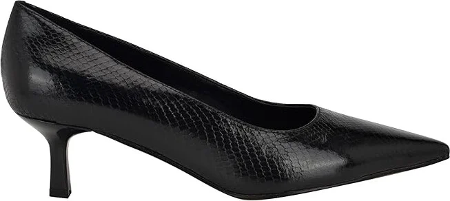 Calvin Klein Kierra High Women's Heels Black : 8 M, Leather - Image 6