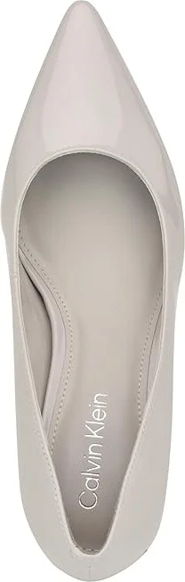 Calvin Klein Kierra High Women's Heels Grey Patent : 10 M, Leather - Image 2
