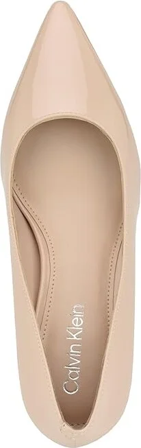 Calvin Klein Kierra High Women's Heels Light Pink Patent : 8 M, Leather - Image 2