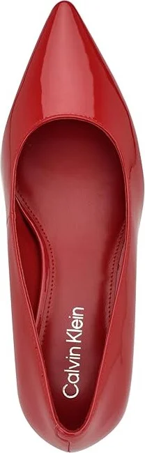 Calvin Klein Kierra High Women's Heels Red Patent : 9.5 M, Leather - Image 2