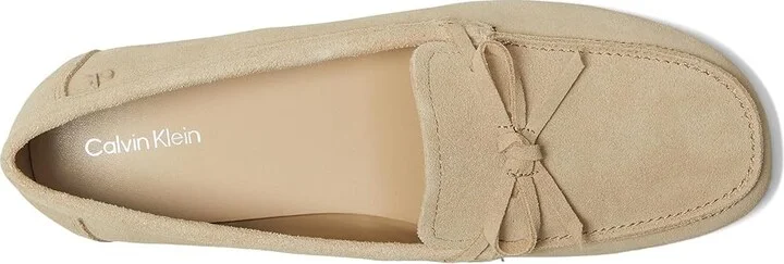 Calvin Klein Koria Women's Dress Flat Shoes Light Natural Suede : 9.5 M, Rubber/Suede - Image 2