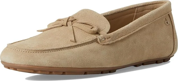 Calvin Klein Koria Women's Dress Flat Shoes Light Natural Suede : 9.5 M, Rubber/Suede - Image 5