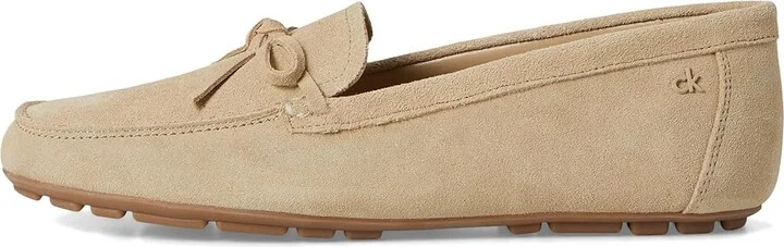Calvin Klein Koria Women's Dress Flat Shoes Light Natural Suede : 9.5 M, Rubber/Suede - Image 6
