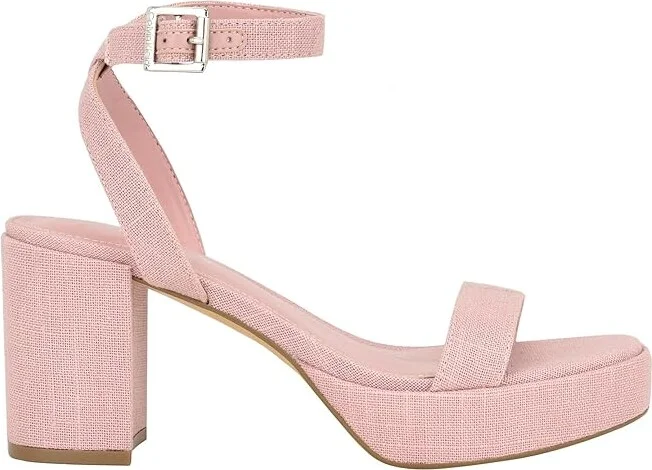 Calvin Klein Lalah Women's Sandals Light Pink : 7 M, Synthetic/Textile - Image 5