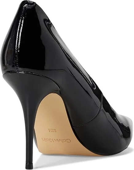 Calvin Klein Leciey Women's Shoes Black Patent : 6 M, Synthetic - Image 4