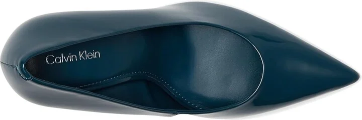 Calvin Klein Leciey Women's Shoes Dark Green Patent : 8 M, Synthetic - Image 2