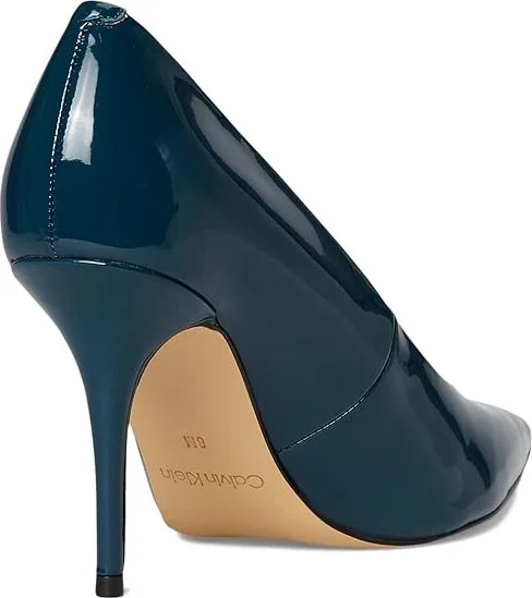 Calvin Klein Leciey Women's Shoes Dark Green Patent : 8 M, Synthetic - Image 4