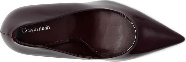 Calvin Klein Leciey Women's Shoes Dark Red Patent : 6 M, Synthetic - Image 2