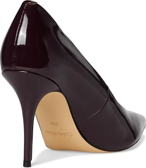 Calvin Klein Leciey Women's Shoes Dark Red Patent : 6 M, Synthetic - Image 4