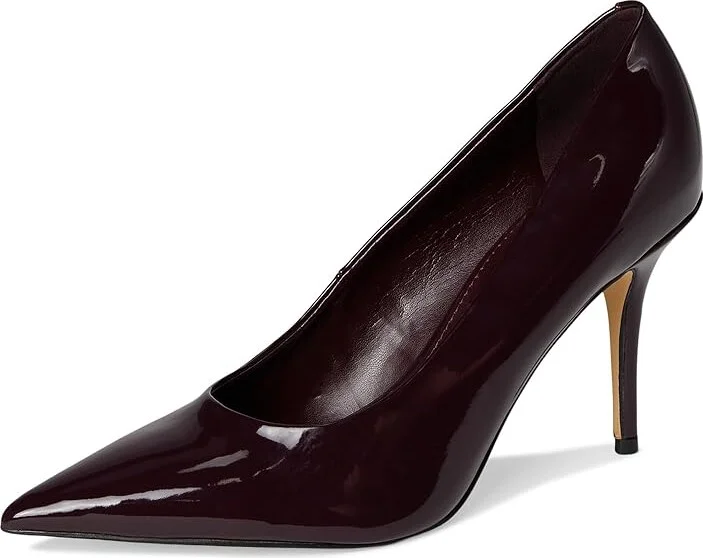 Calvin Klein Leciey Women's Shoes Dark Red Patent : 6 M, Synthetic - Image 5