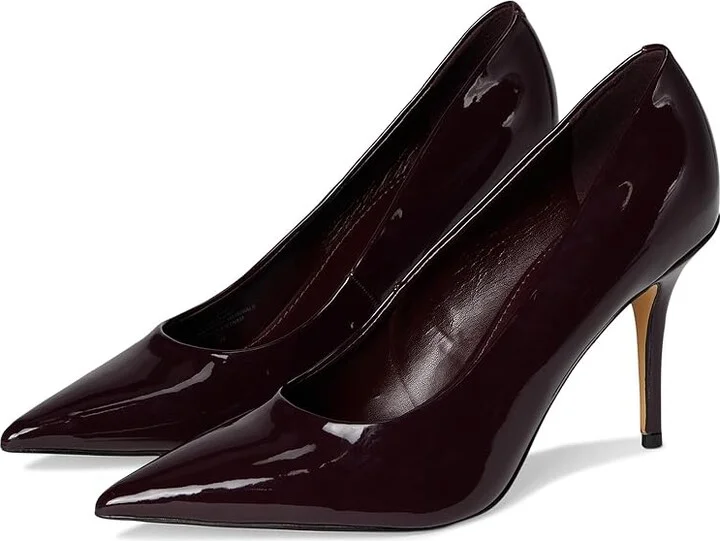 Calvin Klein Leciey Women's Shoes Dark Red Patent : 6 M, Synthetic