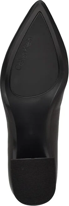 Calvin Klein Lenott High Women's Heels Black Leather : 10 M, Leather/Suede/Synthetic - Image 3