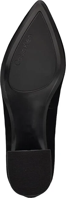 Calvin Klein Lenott High Women's Heels Black Suede : 8.5 M, Leather/Suede/Synthetic - Image 3