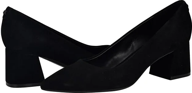 Calvin Klein Lenott High Women's Heels Black Suede : 8.5 M, Leather/Suede/Synthetic