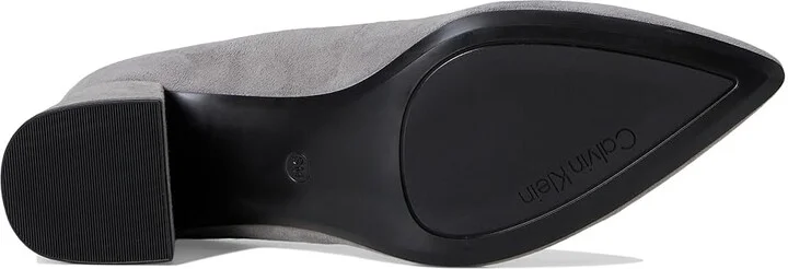 Calvin Klein Lenott High Women's Heels Grey Suede : 8.5 M, Leather/Suede/Synthetic - Image 3