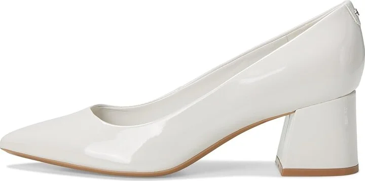 Calvin Klein Lenott High Women's Heels Ivory Patent : 8.5 M, Leather/Suede/Synthetic - Image 6
