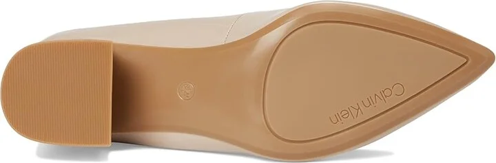 Calvin Klein Lenott High Women's Heels Light Natural Patent : 10 M, Leather/Suede/Synthetic - Image 3
