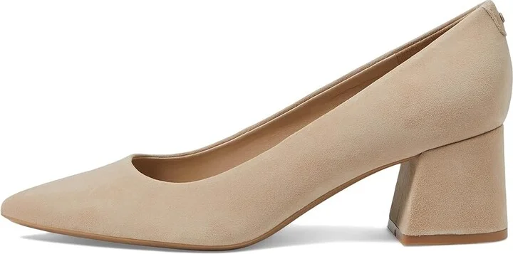Calvin Klein Lenott High Women's Heels Light Natural Suede : 6.5 M, Leather/Suede/Synthetic - Image 5