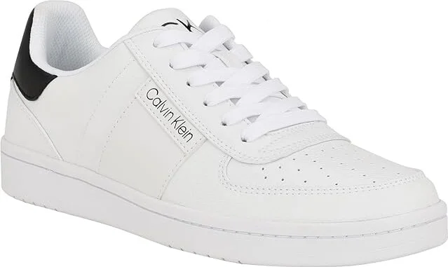 Calvin Klein Lento Men's Lace-up Boots White/Black : 7 M, Leather - Image 5