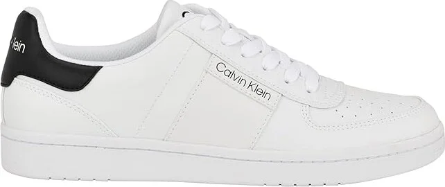 Calvin Klein Lento Men's Lace-up Boots White/Black : 7 M, Leather - Image 6