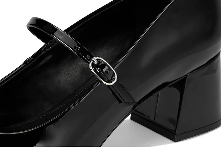Calvin Klein Leora High Women's Heels Black Patent : 8.5 M, Synthetic - Image 7