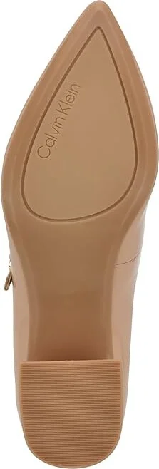 Calvin Klein Leora High Women's Heels Light Pink Patent : 8 M, Synthetic - Image 3