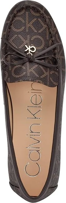 Calvin Klein Linca Women's Shoes Espresso Logo : 5 M, Faux Leather - Image 2