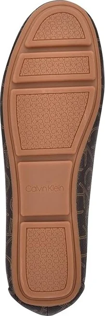 Calvin Klein Linca Women's Shoes Espresso Logo : 5 M, Faux Leather - Image 3