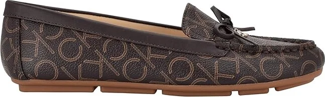 Calvin Klein Linca Women's Shoes Espresso Logo : 5 M, Faux Leather - Image 5