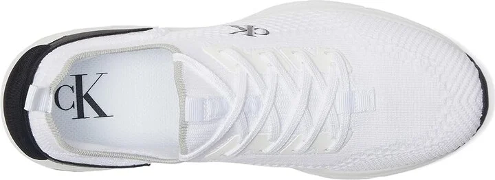 Calvin Klein Lorhee Women's Shoes White/Black : 10 M, Canvas/Lace/Rubber - Image 2