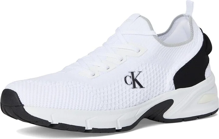 Calvin Klein Lorhee Women's Shoes White/Black : 10 M, Canvas/Lace/Rubber - Image 5