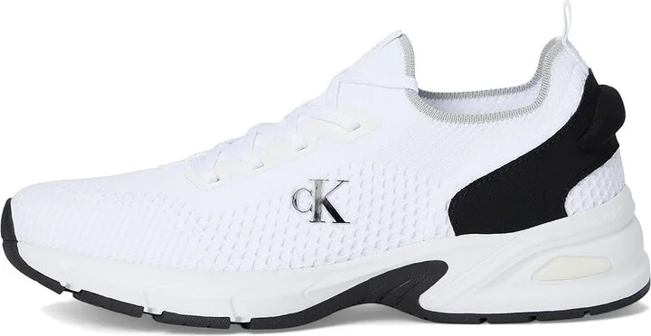 Calvin Klein Lorhee Women's Shoes White/Black : 10 M, Canvas/Lace/Rubber - Image 6