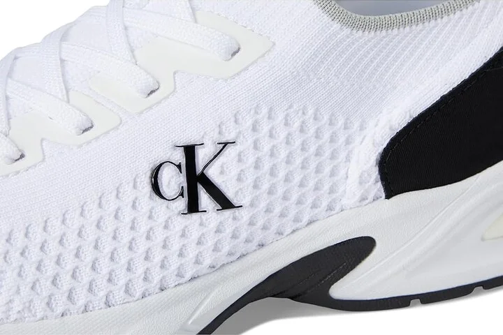 Calvin Klein Lorhee Women's Shoes White/Black : 10 M, Canvas/Lace/Rubber - Image 7