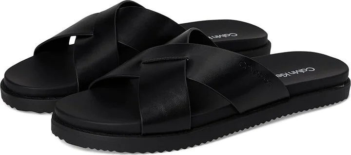 Calvin Klein Lusako Men's Flat Shoes Black : 10 M