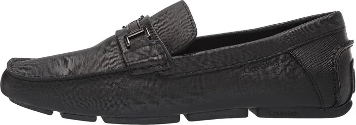 Calvin Klein Magnus Men's Shoes Black/Black/Weave Emboss Action : 7 M, Leather - Image 6