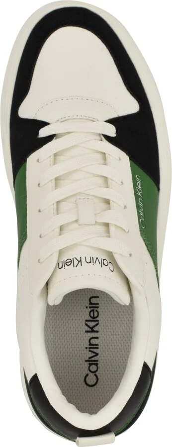 Calvin Klein Men's Blayne Casual Lace-Up Sneakers - Black/Green - Image 3