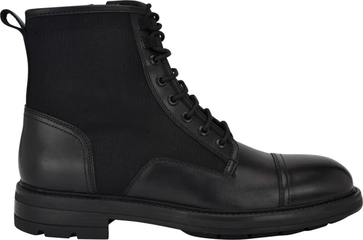 Calvin Klein Men's Domly Lace-Up Almond Toe Casual Boots - Image 3
