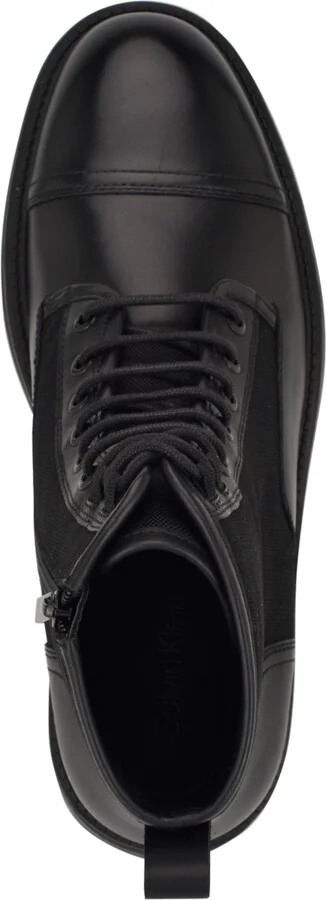 Calvin Klein Men's Domly Lace-Up Almond Toe Casual Boots - Image 4