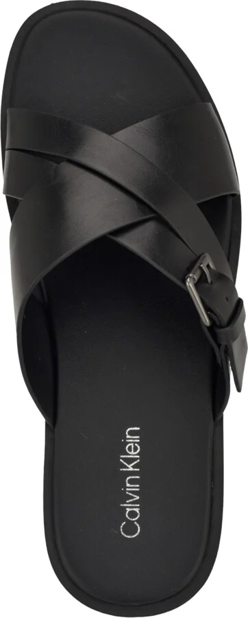 Calvin Klein Men's Elon Casual Slip-On Flat Sandals - Image 4