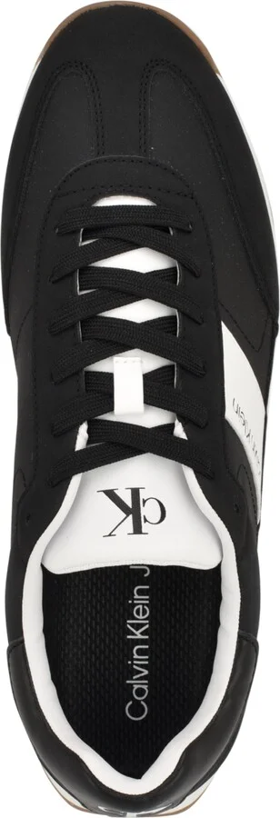 Calvin Klein Men's Galent Casual Lace Up Sneakers - Black, White - Image 4