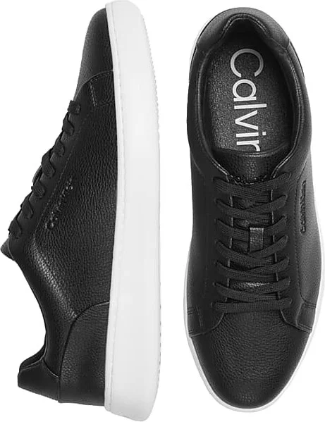 Calvin Klein Men's Hallon Lace-Up Sneakers Black
