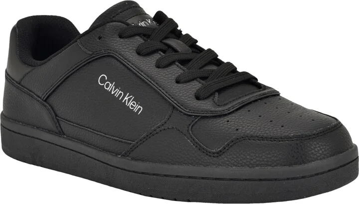 Calvin Klein Men's Landy Round Toe Lace Up Sneakers