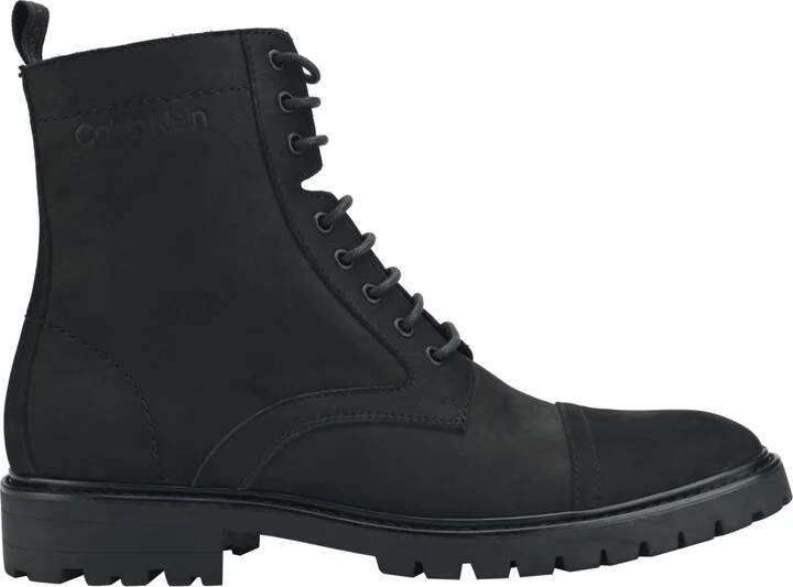 Calvin Klein Men's Lorenzo Lace Up Boots with a Leather Upper - Image 2