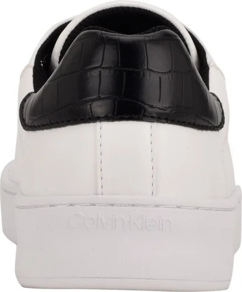 Calvin Klein Men's Lucio Casual Lace Up Sneakers - Black, White Croc - Image 7