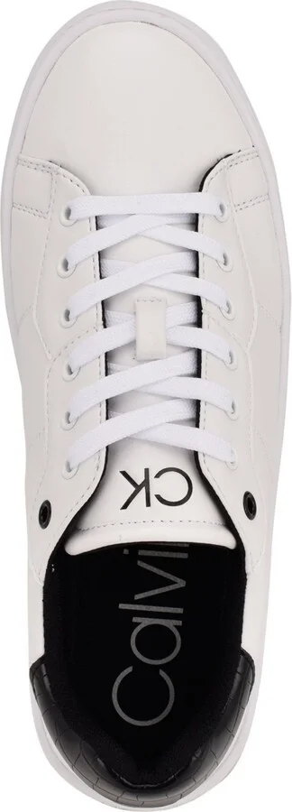 Calvin Klein Men's Lucio Casual Lace Up Sneakers - Black, White Croc - Image 8