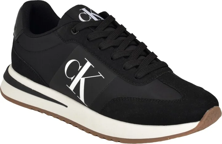 Calvin Klein Men's Pezrand Casual Lace-Up Sneakers