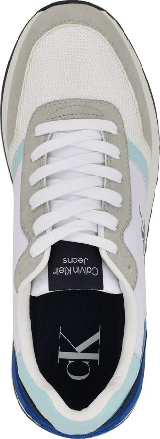 Calvin Klein Men's Picio Lace Up Casual Sneakers - Medium Blue/White Multi - Image 4
