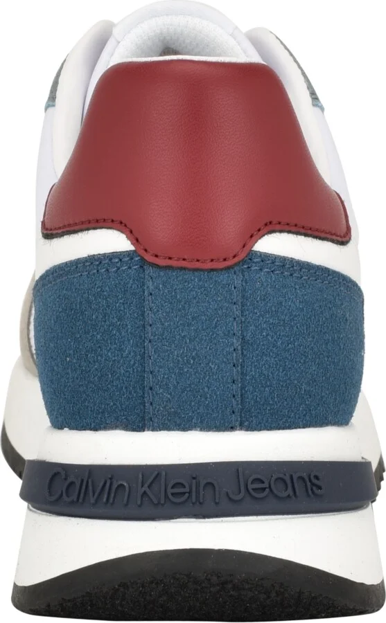 Calvin Klein Men's Picio Lace Up Casual Sneakers - Medium Blue/White Multi - Image 7